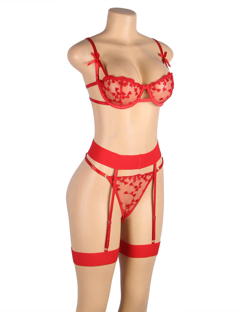 Valentine | Bralette Panties Set