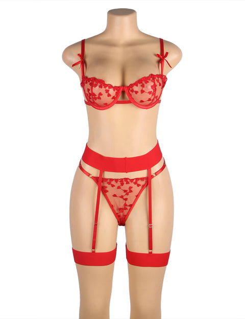 Valentine | Bralette Panties Set