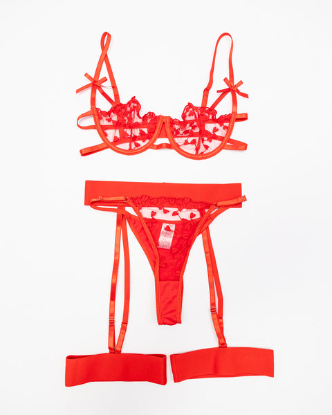 Valentine | Bralette Panties Set