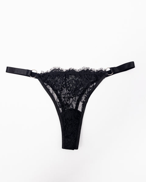 Mandy | Bralette Panties Set Black