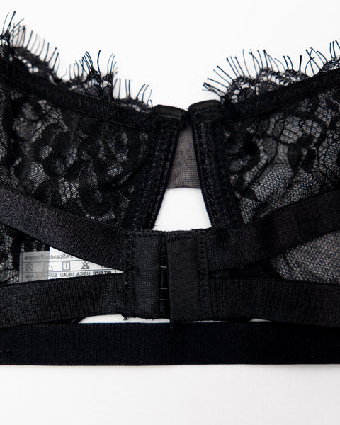 Mandy | Bralette Panties Set Black