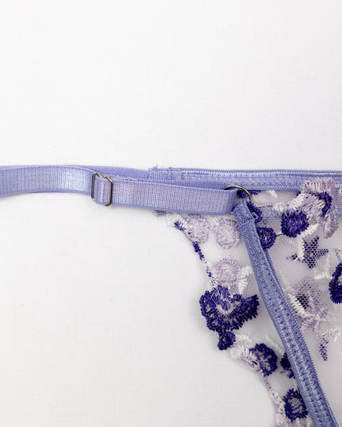 Buhle | Bralette Panties Set Floral Lilac