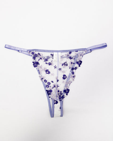 Buhle | Bralette Panties Set Floral Lilac