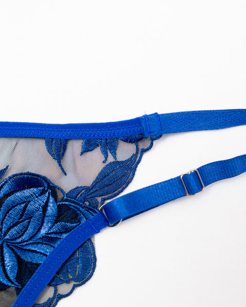 Nolo | Floral Bralette Panties Set Blue